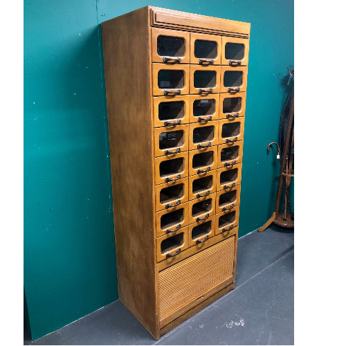 Vintage shop haberdashery cabinet