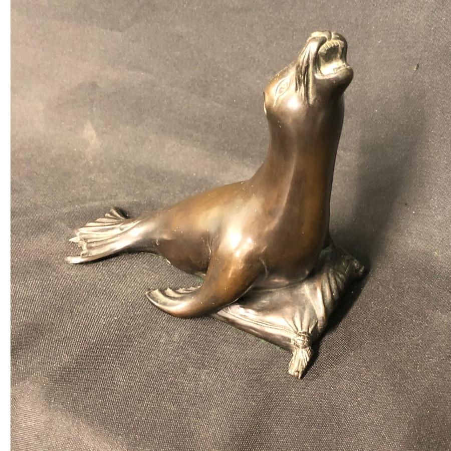 Bronze Seal Sculpture.VIN788G  £60