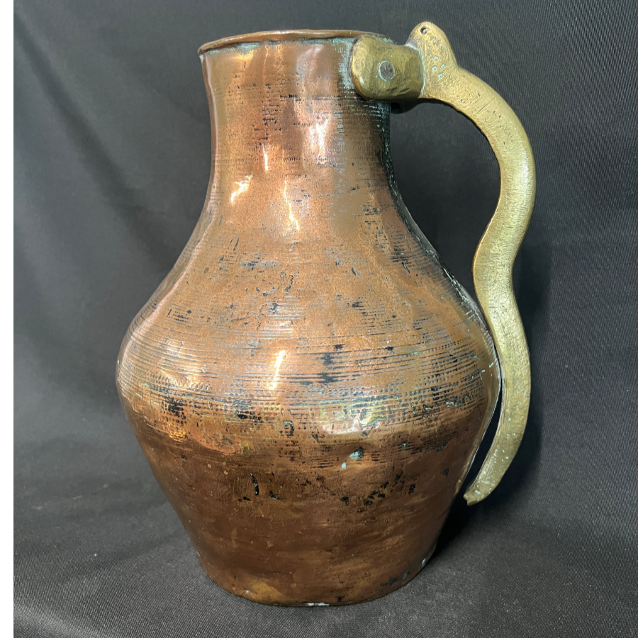 Antique Brass & Copper Jug - VIN789C1