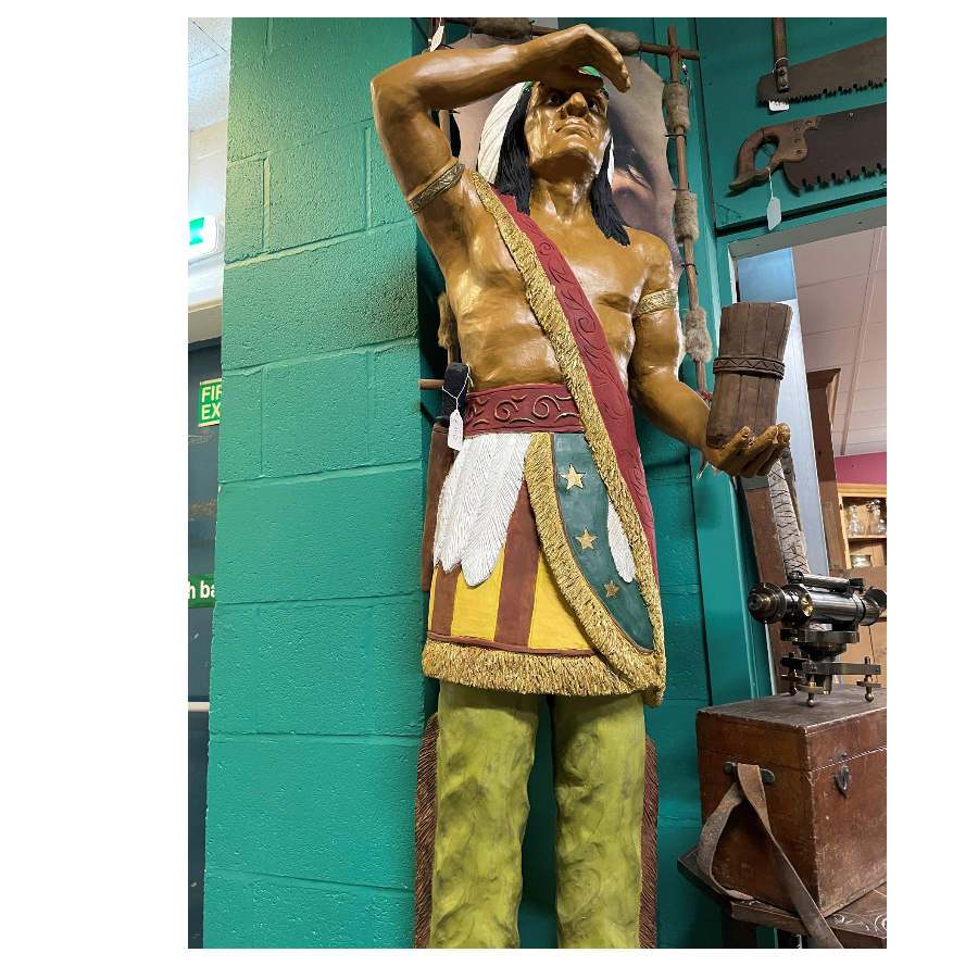 Life size American Cigar Store Indian Sculpture - VIN977Z