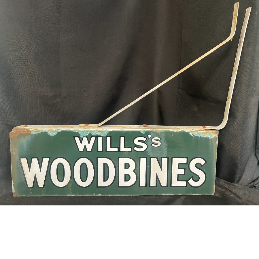 Original Wills’s Woodbines Double Sided Enamel Sign - VIN1053D ...