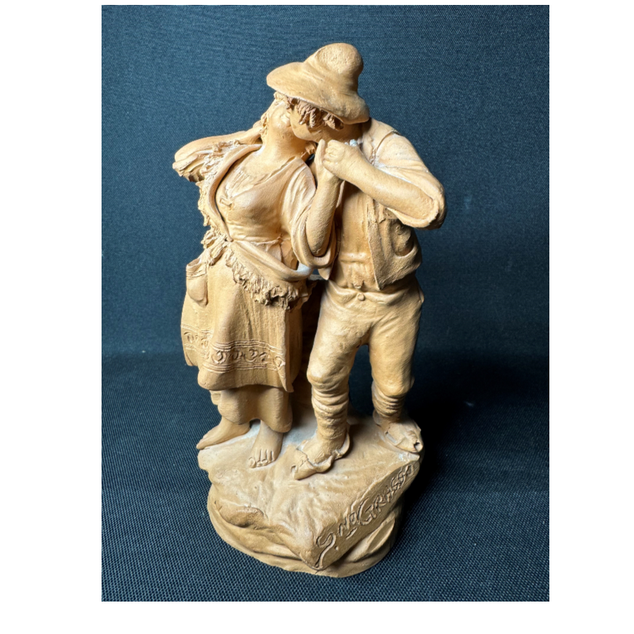 Fine sculpture in terracotta by SNO Grasso, Italy - VIN1043J