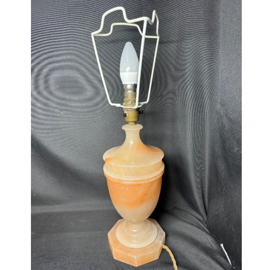 1960’s English Alabaster Lamp crafted by Nigel Owen - VIN1065Z