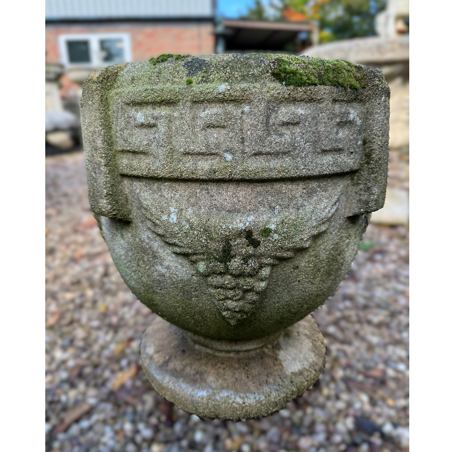 Reconstituted Stone Urn Plant Pot - VIN1063Q