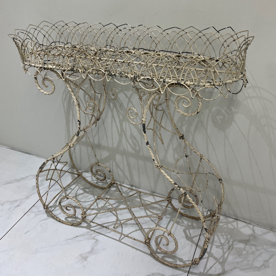 Original Victorian Wire Planter - VIN495E