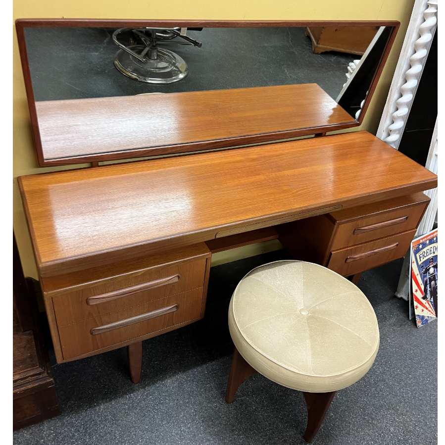 G Plan Mirrored Sideboard with Stool- VIN1078Q