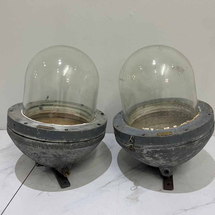 Industrial 'Heyes & Co Ltd, Wigan' Heavy Duty Lamps - 2 Available - VIN1080A