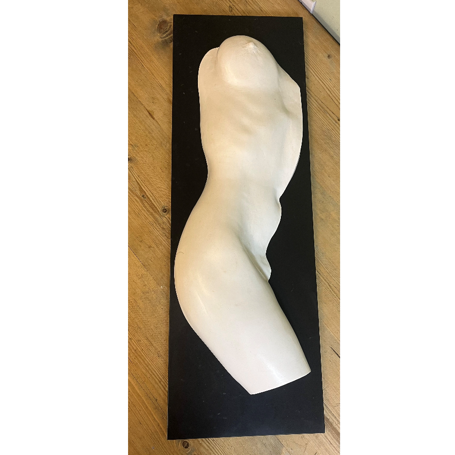 Naked Lady Sculpture on Marble Base - Signed - VIN1088W