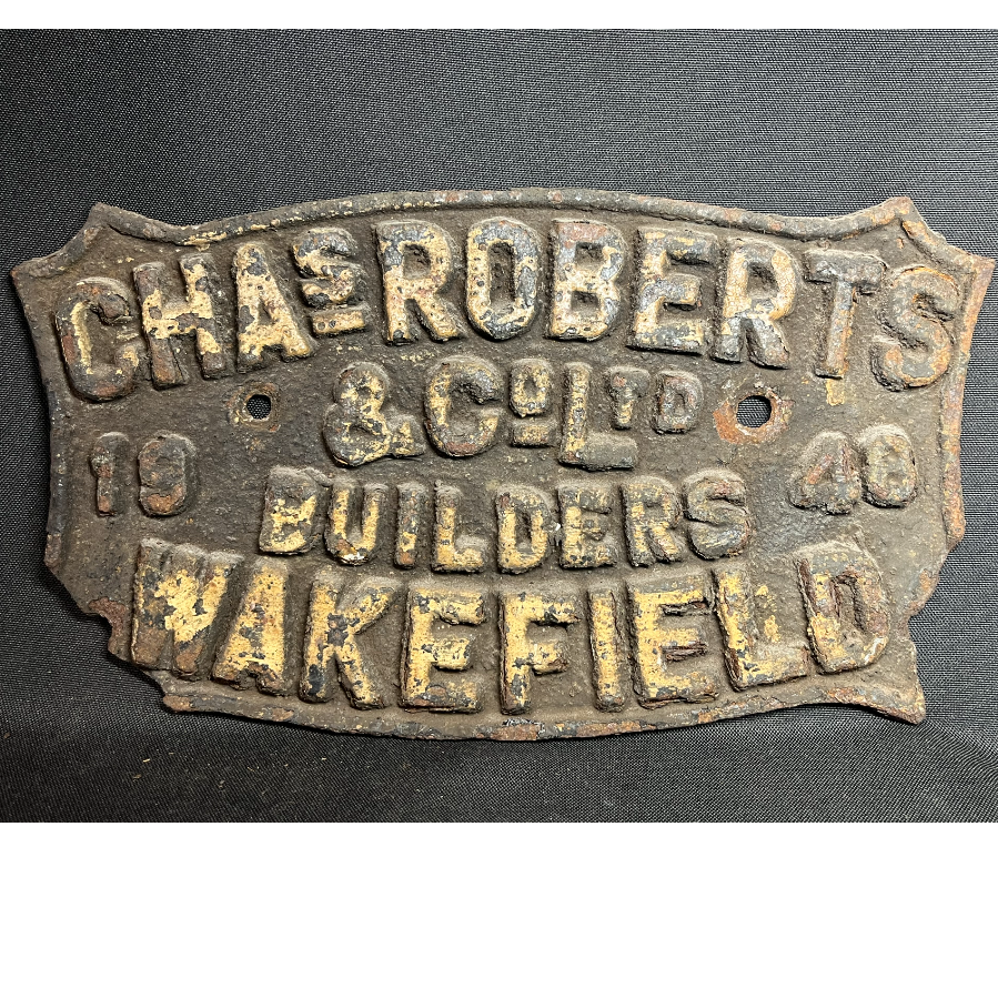 Chas Roberts & Co Ltd Cast Iron Sign - VIN1043Q