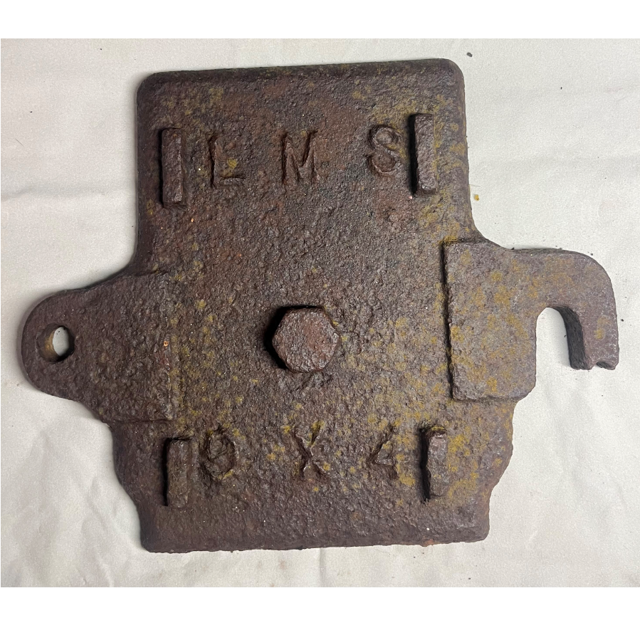 LMS Cast Iron Railway Plaque - VIN1046D