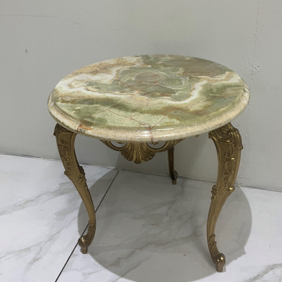 Onyx and Brass Coffee Table - VIN1101P