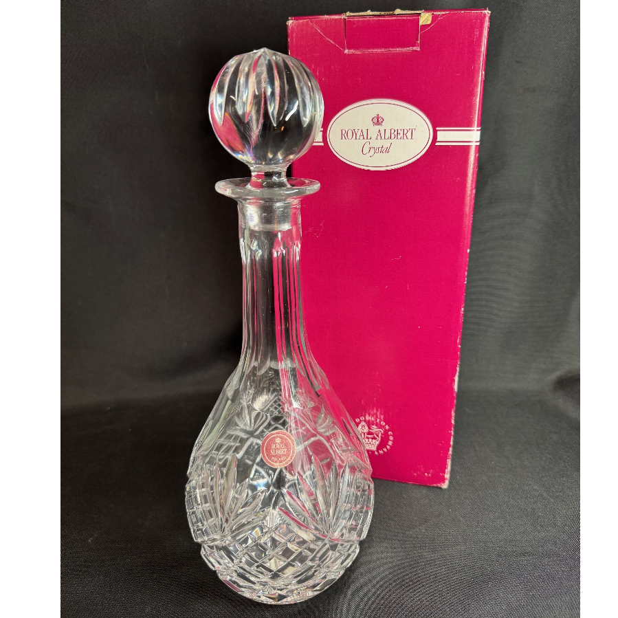 Royal Albert Crystal Wine Decanter - Regency 00360 - VIN1097R