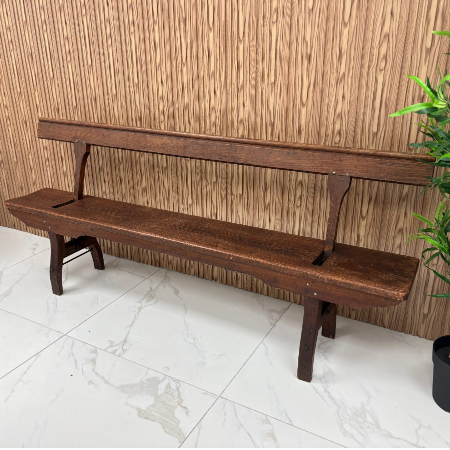 Antique Swing back Railway Station Bench - VIN1120L