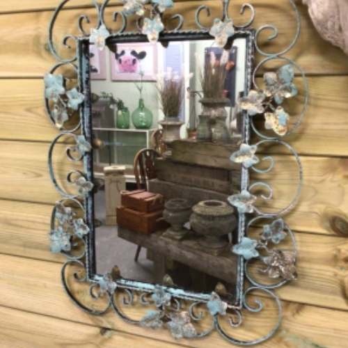 Ornate Metal Framed Mirror VIN561P