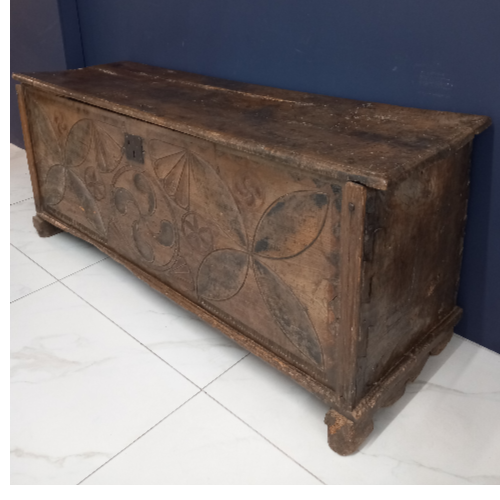 Mid 1800's Old Original Trunk - VIN830B