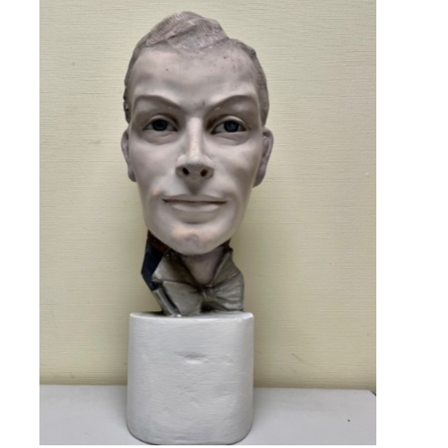 Vintage 1930’s shop counter gentleman mannequin head face - VIN313A